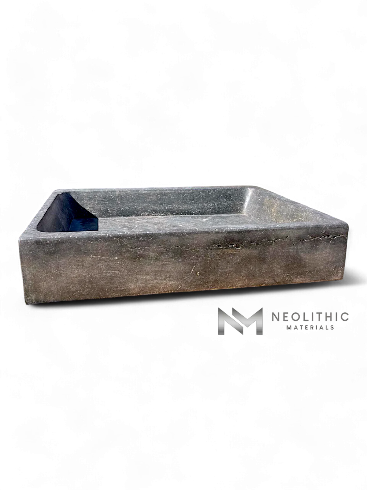 Antique Belgian Dark Bluestone Sink - Image 7